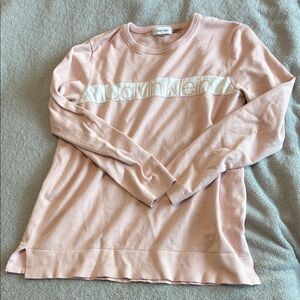 Calvin Klein Blush Pink Logo Sweater